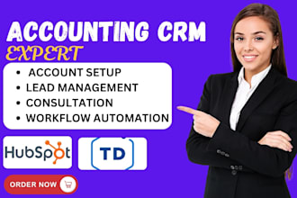 setup accounting crm hubspot salesforce taxdome pipedrive insightly xero capsule