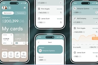 build fintech app, payment app, finance app, wallet app, banking app, loan app