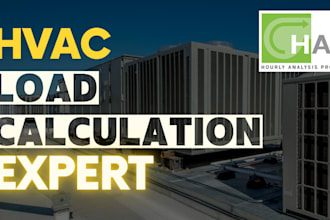perform hvac load calculations using hap 51 for your project