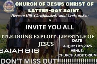 design a unique church logo landing page design  flyer design for your church