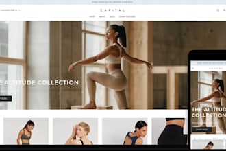 clone duplicate shopify landing page redesign shopify store design custom design