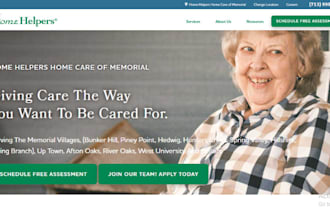 build homecare website elderly care hospice  homecare website