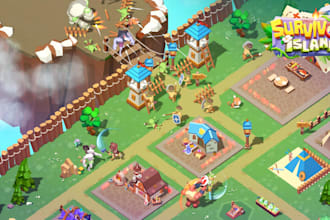 develop unity 3d multiplayer game, 2d idle tycoon simulation puzzle unity games
