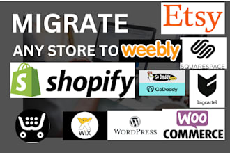 migrate wordpress website to shopify, woocommerce to shopify