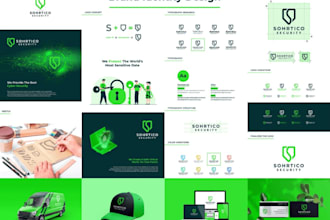 design brand style guide guidelines book brand name with logo design