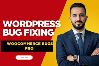 fix wordpress, woocommerce issues, expert wordpress bug fix service