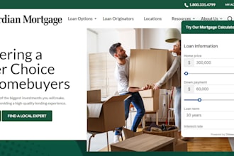 design mortgage landing page mortgage calculator home loan mortgage website
