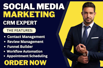 setup social media marketing crm zoho social  hootsuite buffer sprinklr dripify