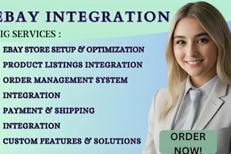 promote your etsy, ebay integration shopify and amazon wix api  integration