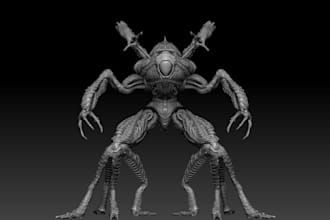 do printable 3d action figure articulated figure toy anime figure 3d sculpt stl