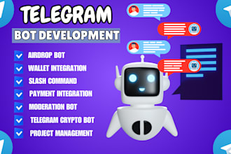 build telegram bot, wallet integration, tg miniapp dapp, airdrop bot, solana bot