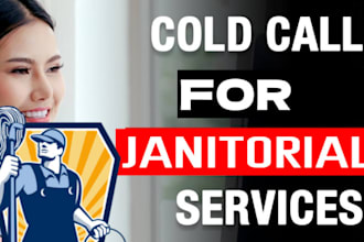 set appointments for your janitorial cleaning services and cold call