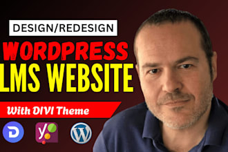 build wordpress lms website with learndash lms learnpress elearning website