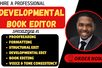developmental book editing proofread format fiction non fiction children book