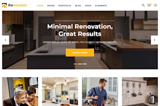build squarespace home renovation website home service website lawn care website