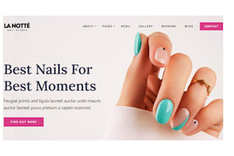 design nail salon shopify store nail website nail polish store lipstick cosmetic