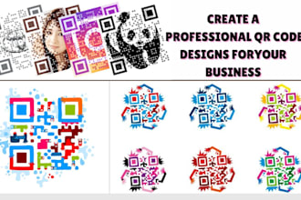 design professional qr code generator, custom qr code logo