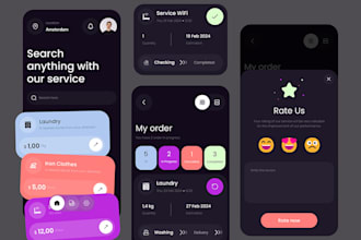 develop handyman app, laundry app, home service app, handyman website