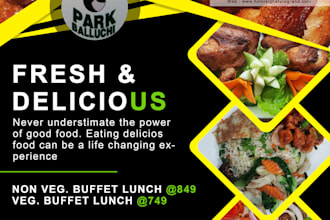 do stunning flyer design