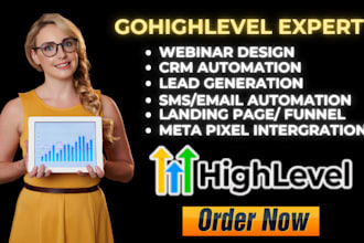 build a gohighlevel webinar funnel ghl meta pixel gohighlevel automation ghl