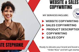 write a high converting website copywriting sales copy boost your brand sales