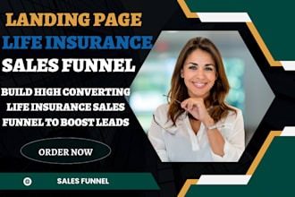 build high converting life insurance sales funnel to boost leads