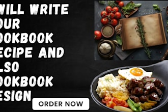 write your cookbook recipe, recipe creation, cookbook design, formatting