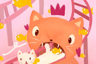 draw any cute and creative illustrations