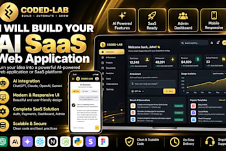 build an ai saas, ai web application