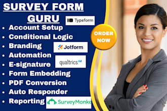 be your survey expert for typeform qualtrics surveymonkey google form jotform