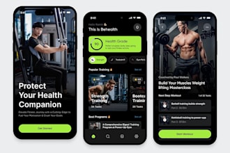 fitness equipment marketplace app, fitness product app, gym equipment website