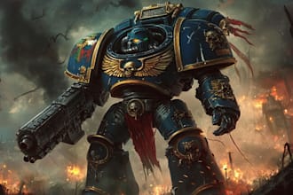 make a warhammer 40k character and creature