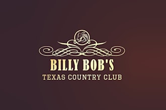 design billy bob taxes country club logo