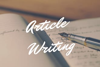 write professional articles on medicine, business and health