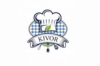 do creative modern business kitchen logo design
