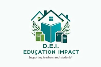 design a professional educational logo with new concept