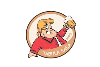 design colorful mascot craft beer logo