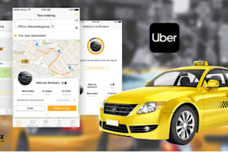 build a app taxi booking app, uber clone taxi app, website uber app