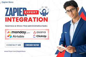 do zapier automation notion trello airtable asana monday crm clickup integration