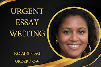 write an urgent essay as an essay writer