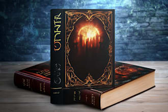 do fantasy book cover, thriller book cover design
