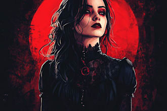 draw your own character from a science fiction, fantasy, horror, or thriller