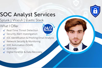 provide services as soc analyst