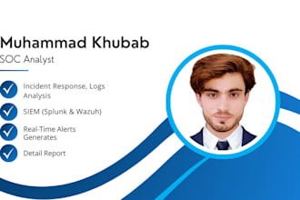 provide services as soc analyst
