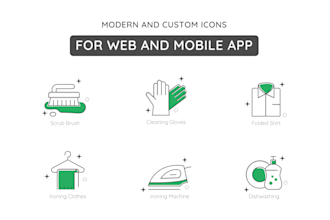 design ultra sharp vector line icons with precision