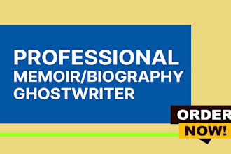 be memoir ghostwriter biography autobiography bio writer about us nonfiction