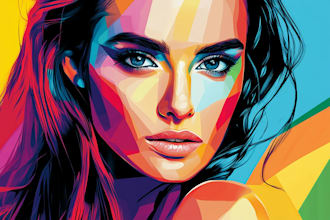 make a beautiful wpap pop art portrait