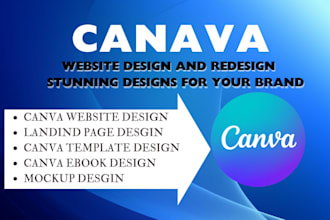 create attractive websites using canva and ebook