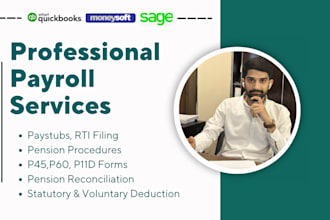 expertly manage UK payroll, rti sub to hmrc, payslips, pension