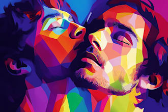 make your photos into wpap pop art